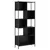 Produktbild 2 för Bokhylla svart 72x28x172 cm konstruerat trä