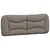 Produktbild 8 för Sängram med huvudgavel taupe 140x190 cm tyg