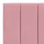 Produktbild 10 för Sängram med huvudgavel rosa 80x200 cm sammet