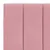 Produktbild 10 för Sängram med huvudgavel rosa 90x190 cm sammet