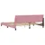 Produktbild 7 för Sängram med huvudgavel rosa 200x200 cm sammet