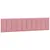 Produktbild 8 för Sängram med huvudgavel rosa 200x200 cm sammet
