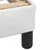 Produktbild 10 för Sängram med huvudgavel vit 90x190 cm konstläder