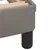 Produktbild 6 för Säng med madrass taupe 90x200 cm tyg