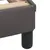 Produktbild 6 för Säng med madrass grå 100x200 cm konstläder