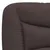 Produktbild 7 för Ramsäng med madrass mörkbrun 80x200 cm tyg