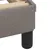 Produktbild 9 för Säng med madrass taupe 90x190 cm tyg