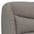 Produktbild 7 för Säng med madrass taupe 100x200 cm tyg