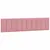 Produktbild 5 för Säng med madrass rosa 200x200 cm sammet