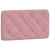 Produktbild 5 för Säng med madrass rosa 90x200 cm sammet