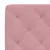 Produktbild 6 för Säng med madrass rosa 200x200 cm sammet