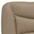Produktbild 6 för Säng med madrass cappuccino 80x200 cm konstläder