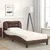 Produktbild 3 för Säng med madrass brun 90x190 cm konstläder