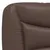 Produktbild 6 för Säng med madrass brun 160x200 cm konstläder