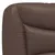 Produktbild 6 för Säng med madrass brun 200x200 cm konstläder