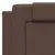 Produktbild 7 för Säng med madrass brun 140x200 cm konstläder