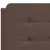 Produktbild 7 för Säng med madrass brun 120x200 cm konstläder