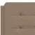 Produktbild 7 för Säng med madrass cappuccino 140x190 cm konstläder