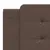 Produktbild 7 för Säng med madrass brun 180x200 cm konstläder