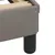 Produktbild 11 för Sängram med LED-belysning taupe 140x190 cm tyg