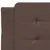 Produktbild 11 för Sängram med LED-belysning brun 90x190 cm konstläder