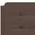Produktbild 11 för Sängram med LED-belysning brun 140x190 cm konstläder