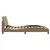 Produktbild 9 för Sängram med LED-belysning cappuccino 140x190 cm konstläder