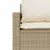 Produktbild 7 för Soffgrupp för trädgården med dynor 6 delar beige konstrotting