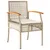 Produktbild 5 för Matgrupp för trädgården med dynor 9 delar beige konstrotting