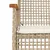 Produktbild 5 för Matgrupp för trädgården med dynor 5 delar beige konstrotting