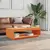 Produktbild 3 för Soffbord vaxbrun 110x50x33,5 cm massiv furu