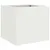 Produktbild 2 för Odlingslåda vit 32x30x29 cm kallvalsat stål