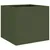 Produktbild 7 för Odlingslådor 2 st olivgrön 32x30x29 cm kallvalsat stål