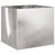 Produktbild 2 för Odlingslåda silver 32x30x29 cm rostfritt stål