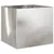 Produktbild 7 för Odlingslådor 2 st silver 32x30x29 cm rostfritt stål