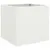 Produktbild 4 för Odlingslådor 2 st vit 42x40x39 cm kallvalsat stål