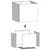 Produktbild 7 för Odlingslådor 2 st vit 42x40x39 cm kallvalsat stål