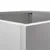 Produktbild 8 för Odlingslådor 2 st silver 42x40x39 cm galvaniserat stål