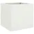 Produktbild 7 för Odlingslådor 2 st vit 49x47x46 cm kallvalsat stål