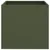 Produktbild 5 för Odlingslådor 2 st olivgrön 49x47x46 cm kallvalsat stål