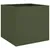 Produktbild 7 för Odlingslådor 2 st olivgrön 49x47x46 cm kallvalsat stål