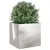Produktbild 4 för Odlingslåda silver 49x47x46 cm rostfritt stål