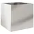 Produktbild 7 för Odlingslåda silver 49x47x46 cm rostfritt stål