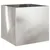 Produktbild 7 för Odlingslådor 2 st silver 49x47x46 cm rostfritt stål