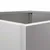 Produktbild 8 för Odlingslåda silver 32x27,5x75 cm galvaniserat stål