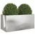 Produktbild 4 för Odlingslåda silver 62x30x29 cm rostfritt stål