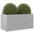 Produktbild 4 för Odlingslåda silver 62x30x29 cm galvaniserat stål