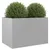 Produktbild 4 för Odlingslåda silver 62x47x46 cm galvaniserat stål