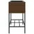 Produktbild 7 för Odlingslådor med hylla 2 st brun 90x40x75 cm konstrotting