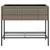 Produktbild 6 för Odlingslådor med hylla 2 st grå 90x40x75 cm konstrotting
